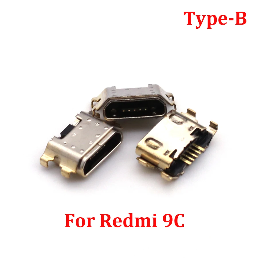 10 шт. зарядное устройство Type C Micro Mini USB зарядный порт док-разъем для Xiaomi Redmi 9 9A 9C 9T
