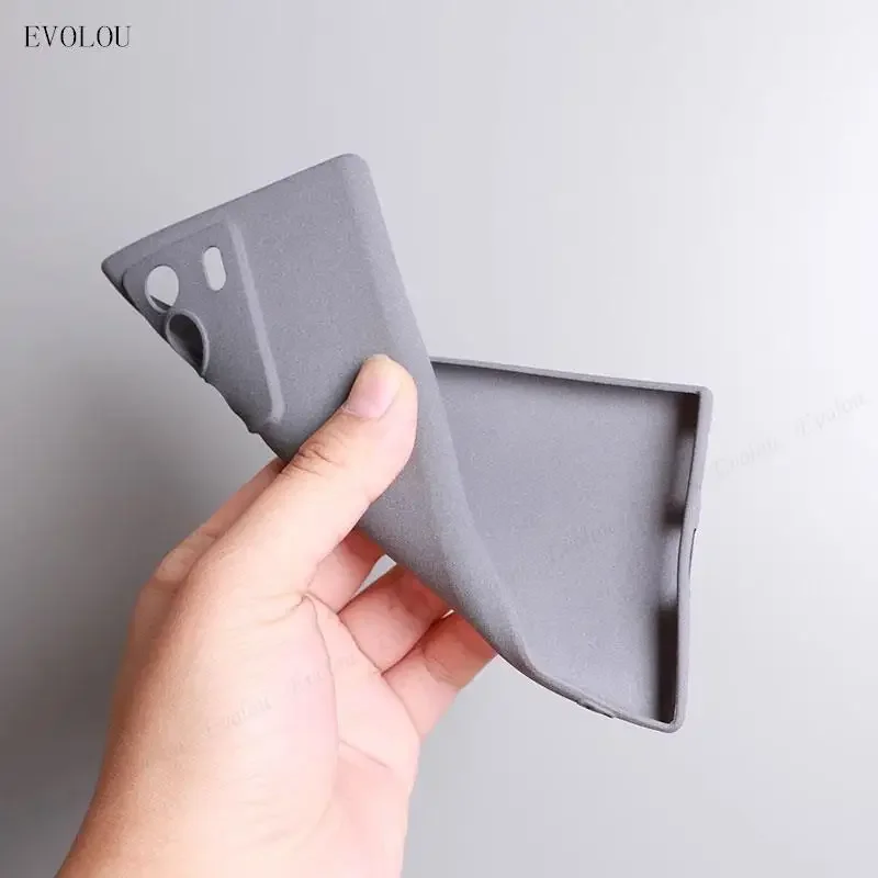 For ZTE Nubia Red Magic 10 Pro Plus 10pro Slim Matte Sandstone Soft Case for Redmagic 9 Pro+ Shockproof Silicone Bumper