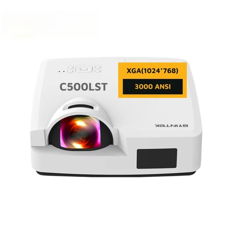 Фото Проектор BYINTEK C500LST 4K с яркостью 3000 ANSI люмен для больших помещений, короткофокусный, для образования №1
