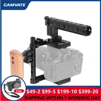 camvate camera cage rig for canon 60d70d7d mark ii5dsr5dsnikon d7000d7100d7200d300sd610a99a58a7a7iigh5gh4gh3gh2