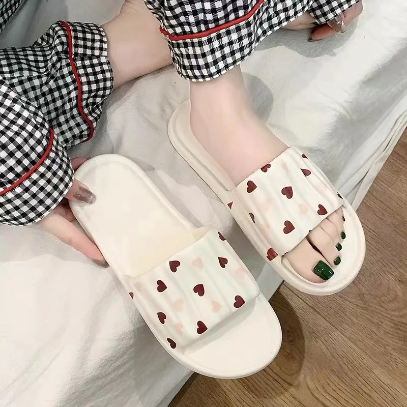 

Home Slippers Female Korean Girls Bathroom Anti-skid Wear-resistant Light Soft Soled Couple Slippers Personalized Deodorization