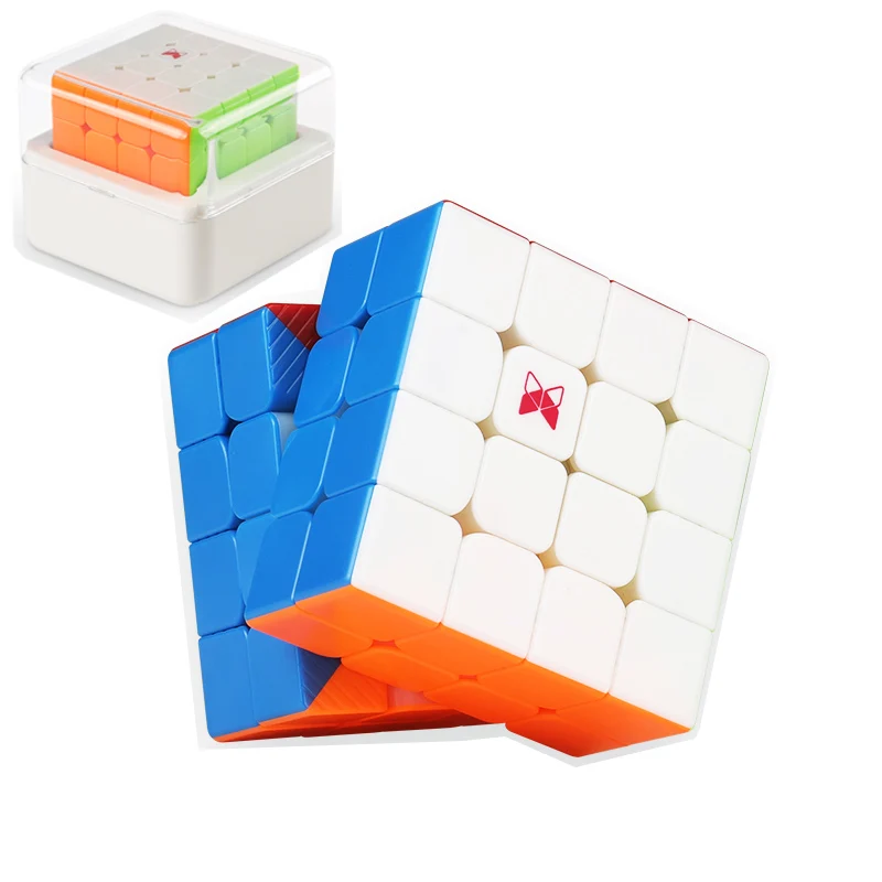 

QiYi 4x4x4 Magnetic Cube Puzzle Antistress Fidget Cube 4x4 XMD Magic Cube Kids Toys for Boys Cubo Magico