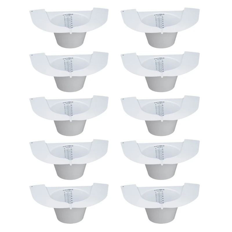 1185 Упаковка из 10 шапочек для сбора мочи. Удобный набор чашек образцов. Простая