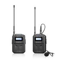 boya by wm6s uhf wireless microphone system compatible with smartphone tablet dslr camera camcorder audio recorder 3 buyers
