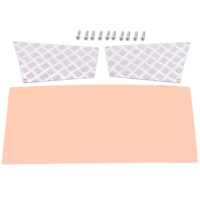 

Задняя металлическая противоскользящая пластина для 1/10 Rc Crawler Car Traxxas Trx4 Trx-4 Defender, 2 шт.