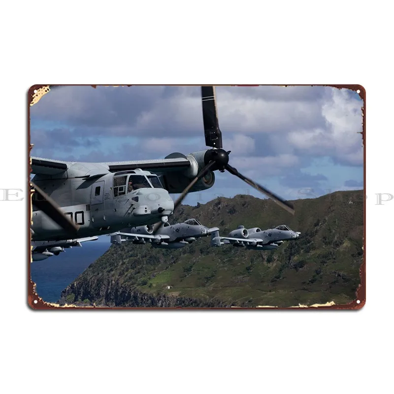 

Formation Flight Metal Sign Cinema Rusty Home Printing Cinema Tin Sign Poster