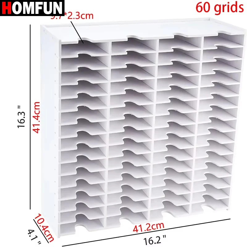 HOMFUN DIY стеллаж для хранения кистей мозаики 5D настольные аксессуары очень большой