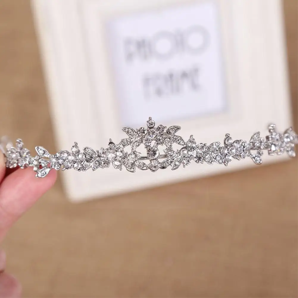 

Bridal Princess Crystal Tiaras And Crowns Headband Party Wedding Jewelry Love Crown Kid Girls Accessiories Hair Bridal Prom E5o5