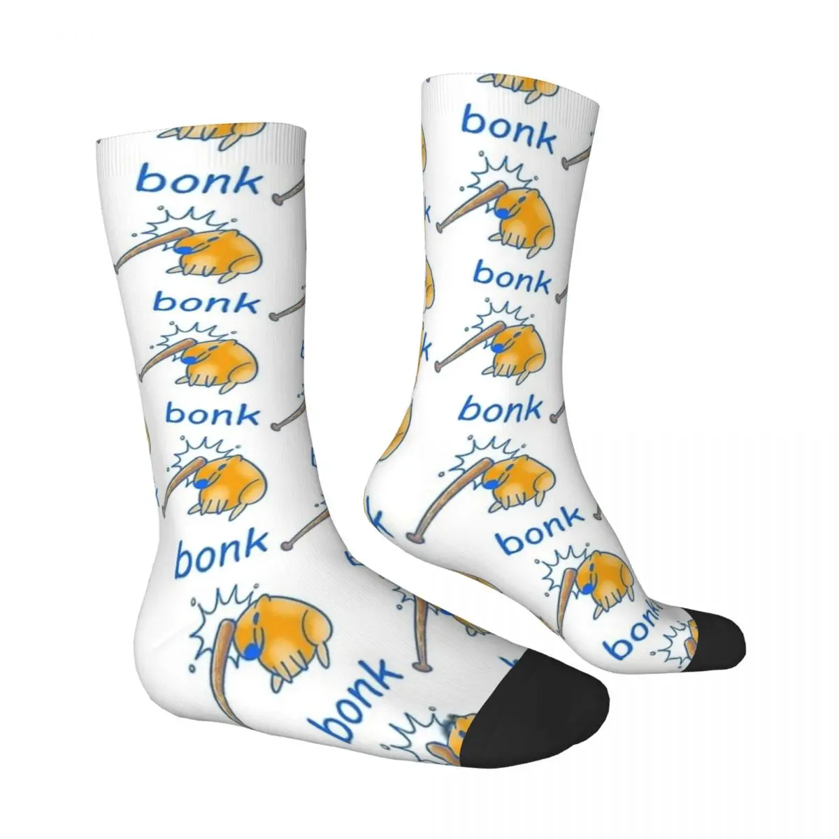 Чулки Cheems Bonk Meme мужские забавные носки для собак мягкие дышащие модные зимние