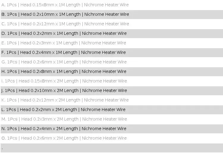 Uxcell Nichrome Flat Heater Wire For Heating Elements 1M 2M Length 0.15mm/0.2mm Thickness 3mm 4mm 6mm 8mm 10mm 12mm Width