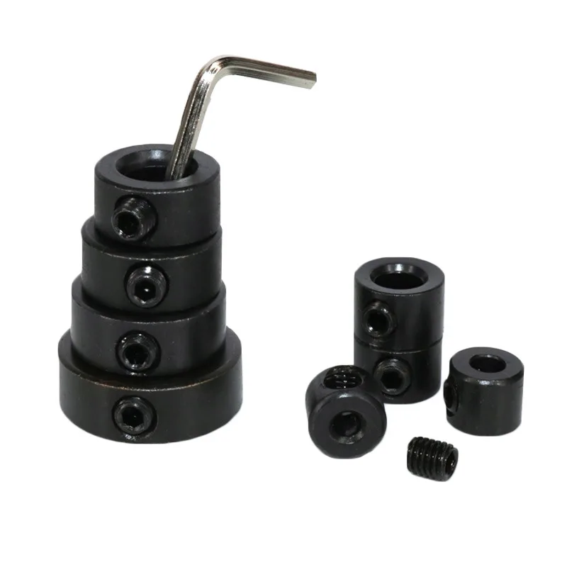 

8pcs Woodworking Drill Locator 3-16mm Shaft Depth Stop Collars Ring Positioner Drill for Wood Drill With Hexagon Wrench Bit Tool