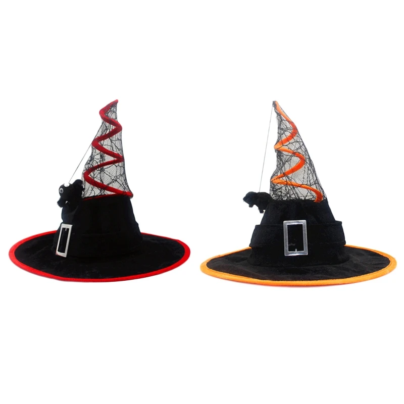 

Witch Hat Adult Costume Children Long Wizard Hat Magican Hat Halloween Cosplay