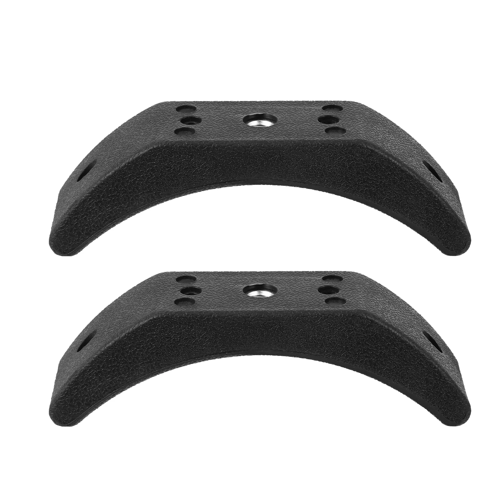 2Pcs Gym Dumbbell Bracket Durable Dumbbell Rack Useful Dumbbell Holder (Black)