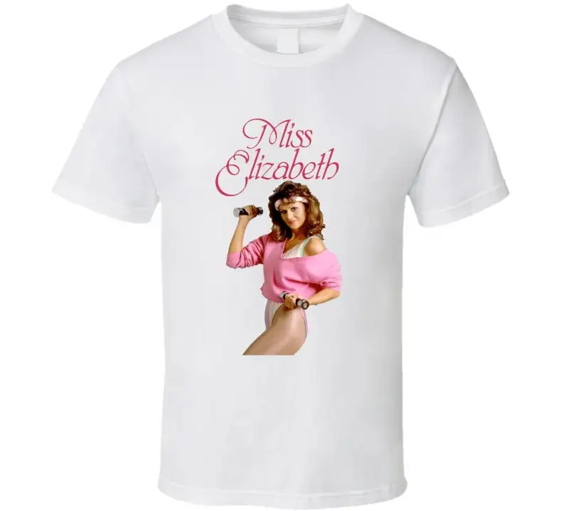 Футболка в стиле ретро с изображением менеджер по борьбе мисс Элизабет