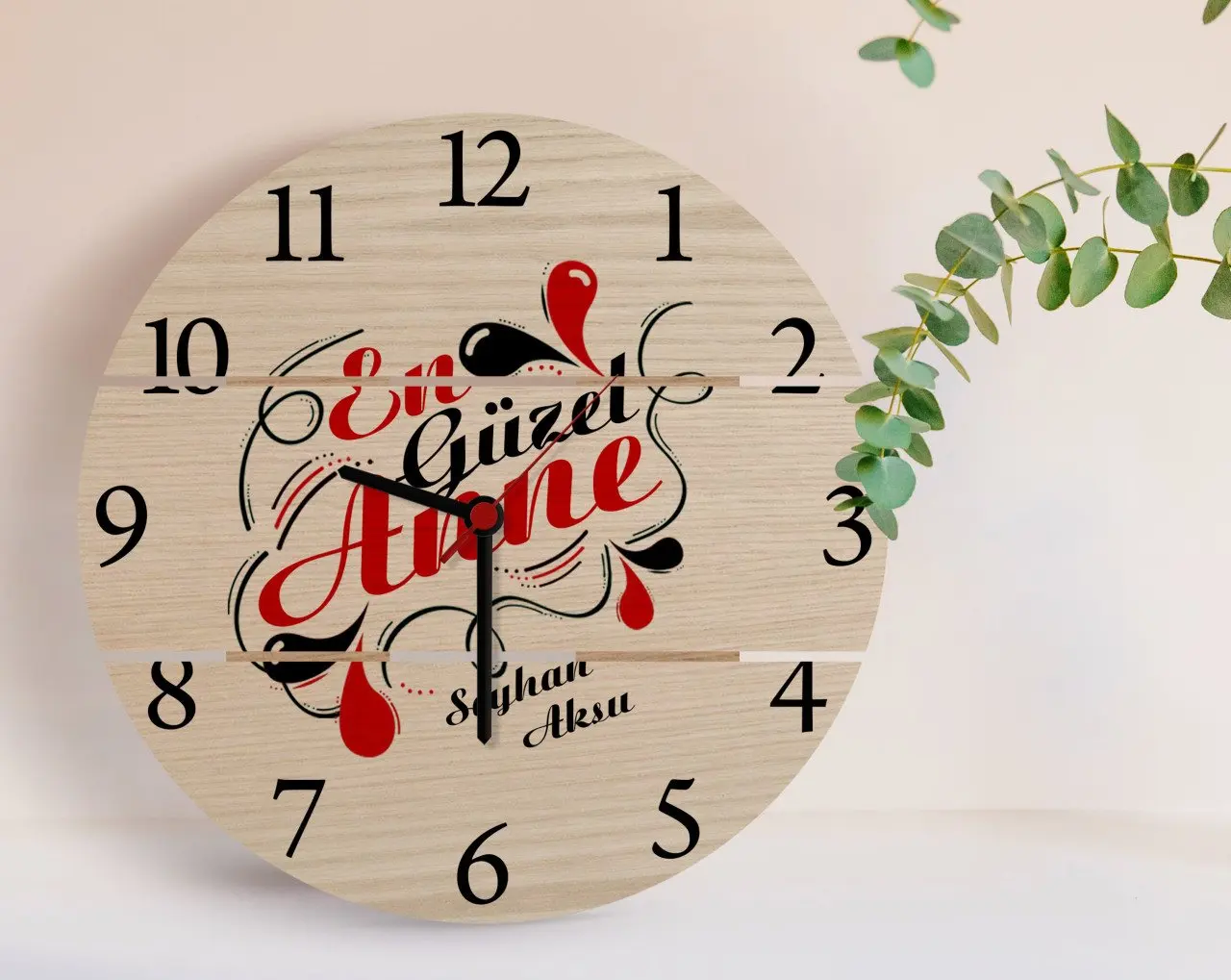

Tailor-made The Most Beautiful Mother Design Authentic Wooden Pallet Saat-1
