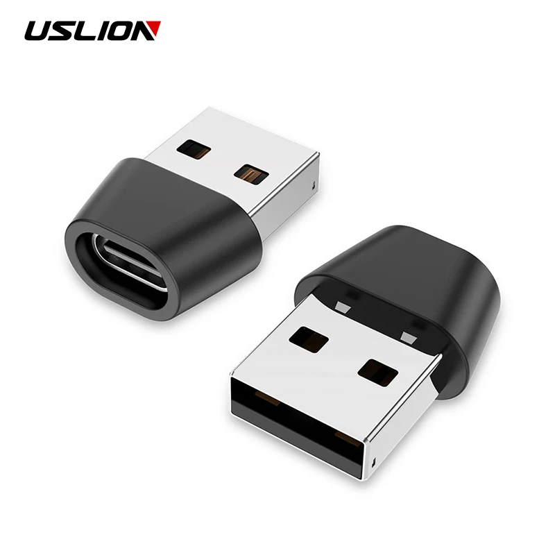 Переходник USB/usb-c, USLION для зарядки и передачи данных PD, технология OTG