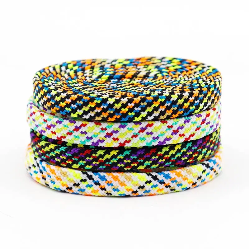 

Coolstring Leisure Street Walkin Style Canvas Lace 7MM MultiColors Mixed Polyester Cordon Well Quality Flat Weave Tape Wholesale
