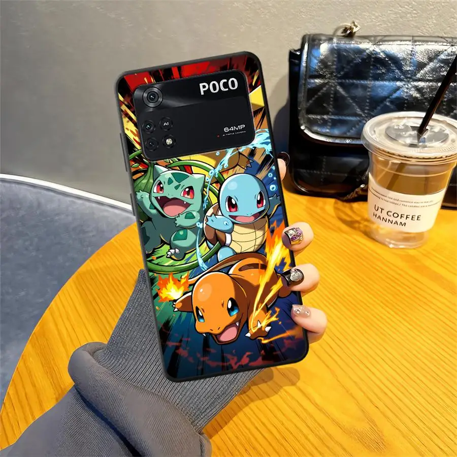 Фото Чехол для телефона Xiaomi Poco F8 M3 M4 M7 Pro F1 C75 C71 C61 M5 F3 X3 X4 X5 X7 Pro C50 с мультяшным дизайном Покемонов №5