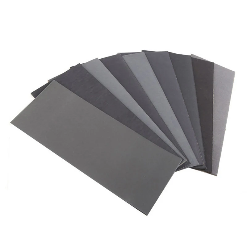 

5pcs Sandpaper Set 400 600 3000 800 1000 1200 1500 2000 2500 Grit Sanding Paper Water/Dry Abrasive SandPapers