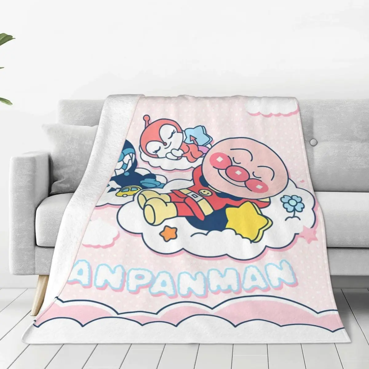 Анпанман Байкинман облачные одеяла качественные теплые мягкие постельные