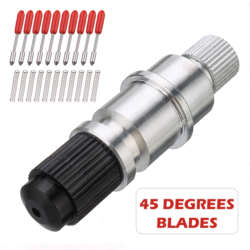 

Graphtec CB09 Blade Holder+10pcs 45 Degrees Blades for Vinyl Cutting Plotter Cutter Replacement Carving Tools Accessories