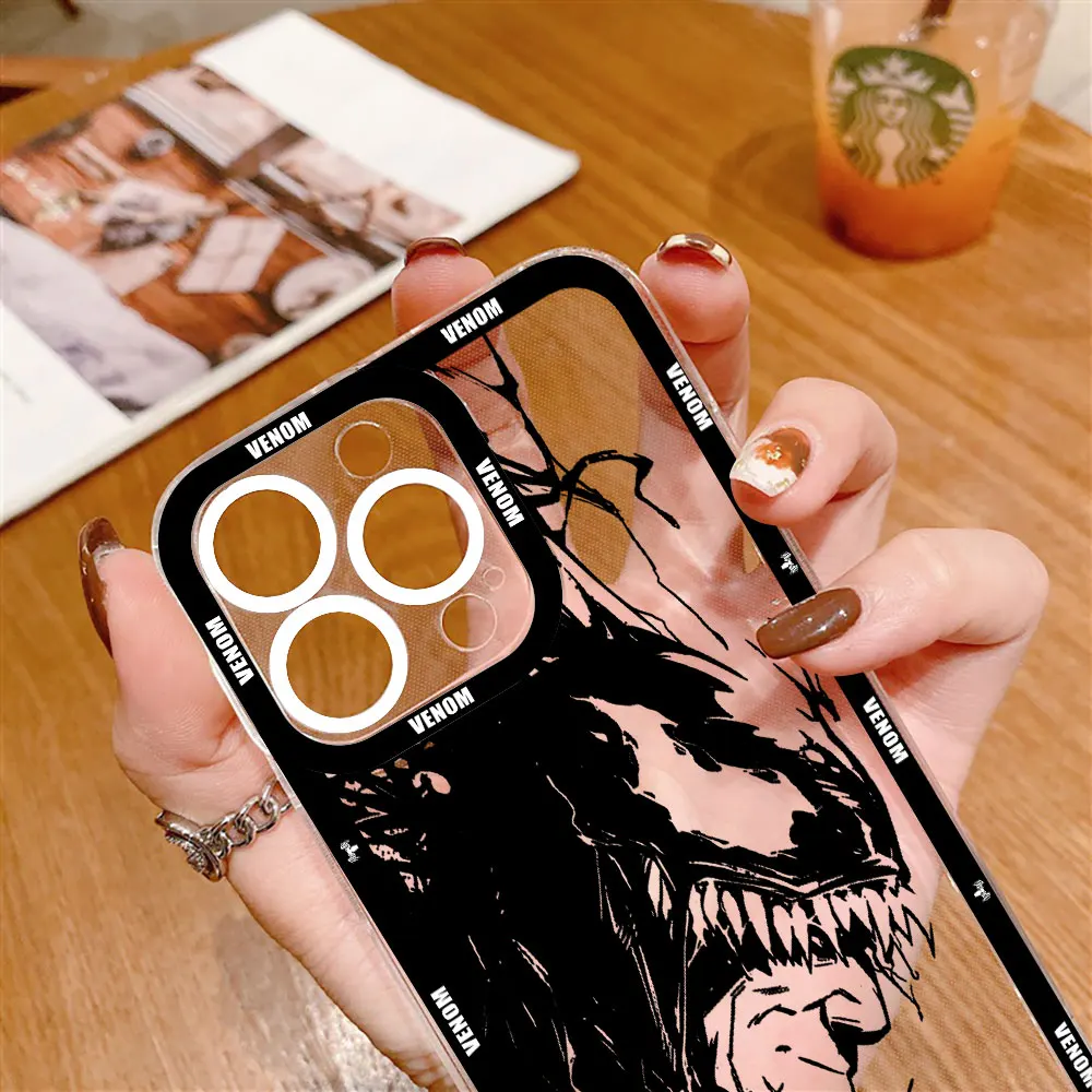 Чехол с Веном героя Marvel Мстителей для VIVO Y76 Y53S Y51 Y51A Y50 Y35 Y33T Y33S Y31 Y30 Y27 Y22S Y21 Y21A Y21S Y21T Y20