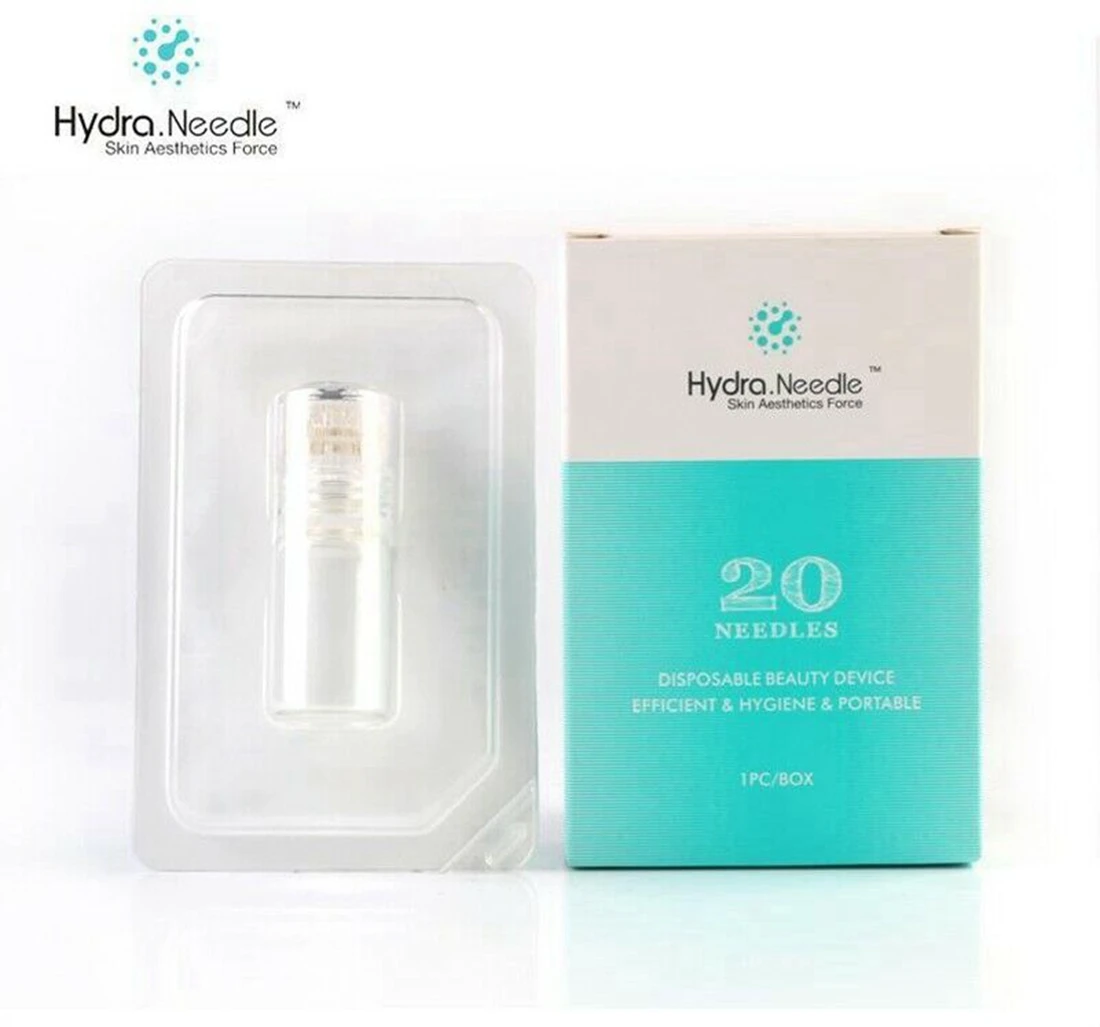 

Hydra Needle 20 Microneedle Tool And Serum Applicator Cosmetic Microneedling Stamp 0.25mm Aquagold Fine Touch Aqua Micro Channel