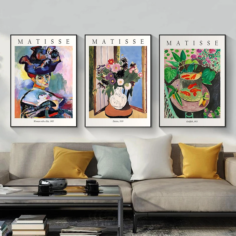 Cyclamen Pourpre постер 20 век Анри Матисс Холст Картина галерея выставка Настенная