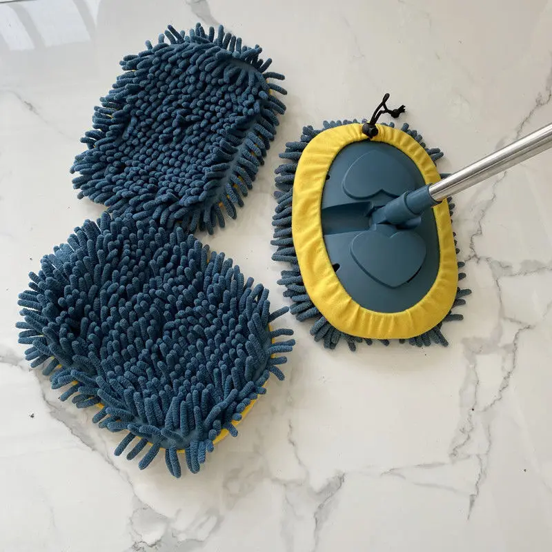 

Швабра Chenillen для пола, деревянная, бытовая, плоская Накладка для уборки дома, кухни, для ленивых, влажных, сухих окон, автомобильная щетка, вра...