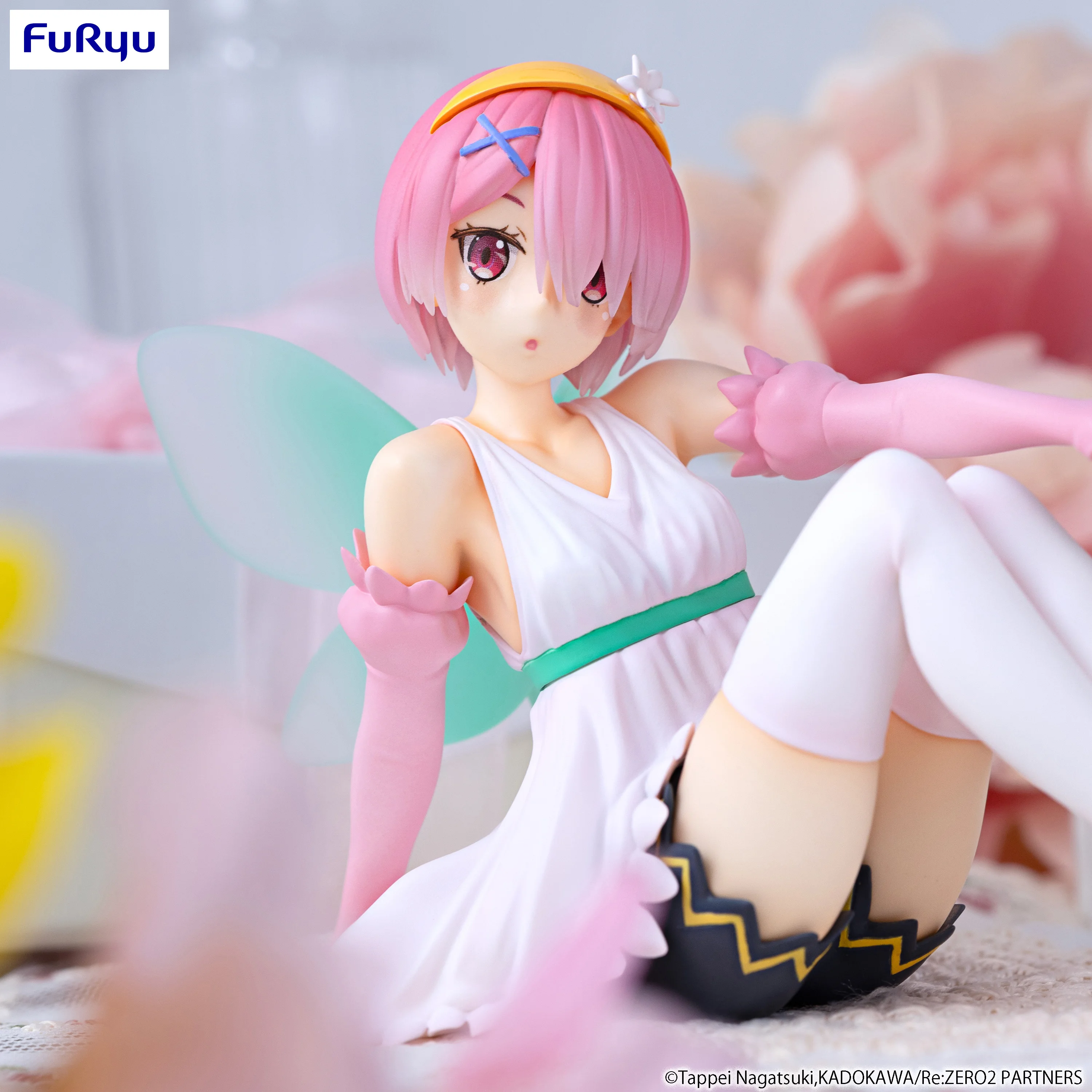 Женская Оригинальная фигурка FuRyu лапши ОЗУ цветок Сказочная версия 12 см аниме