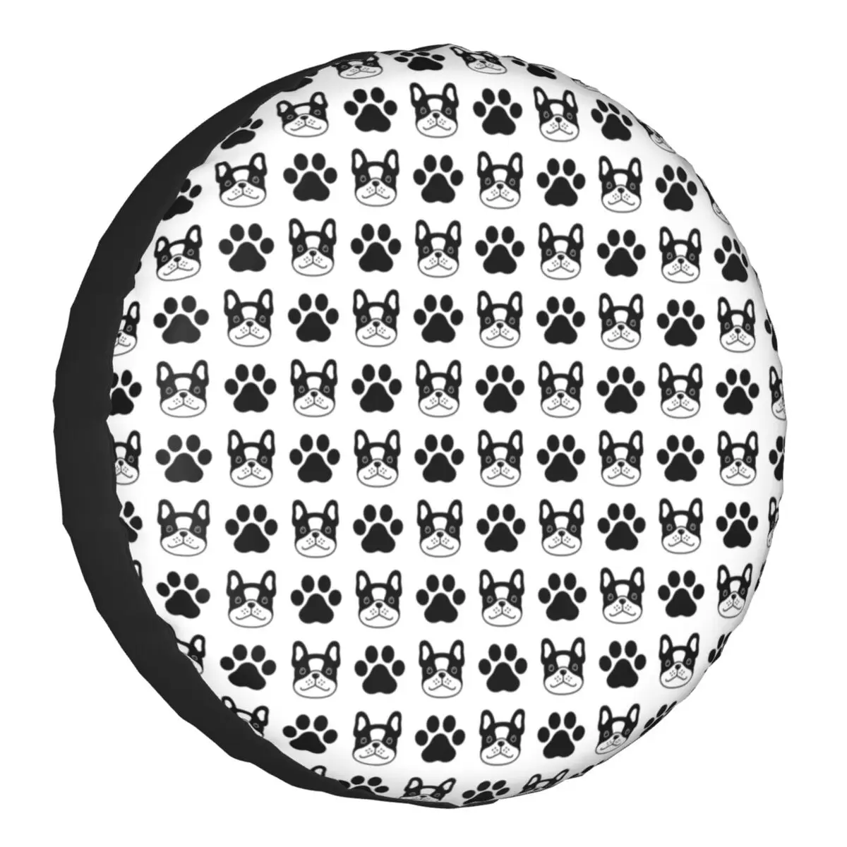 

French Bulldog Paw Spare Wheel Tire Cover for Pet Dog RV SUV Vehicle Accessories Truck Camper Travel Trailer Wheel Protectors