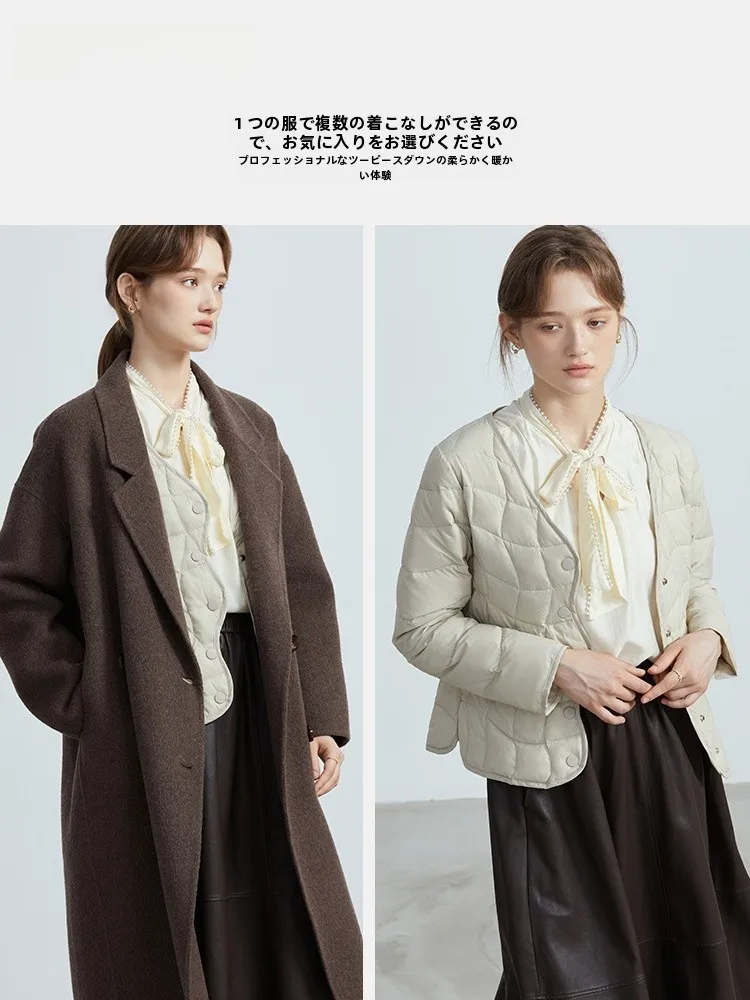 Skdir пуховая подкладка женская осень и зима новая легкая теплая нижняя часть с