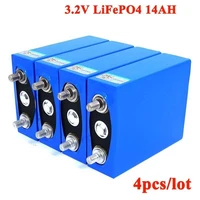 4pcs 3 2v 14ah battery pack lifepo4 phosphate 14000mah for 4s 12v 24v motorcycle car motor batteries modification nickel