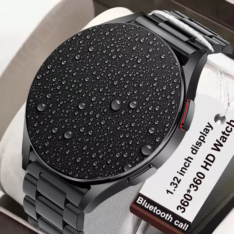 

2022 New Bluetooth Call Smart Watch Men Waterproof Sport Fitness Tracker 1.32inch Display Men Smartwatch For Xiaomi Huawei Phone