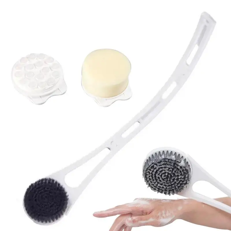 

Long-Handled Scrubbing Brush Soft Hair Bath Brush Back Ball Brush Bathroom Body Brushes Scrub Bath Brush Long Handle Rub Bath