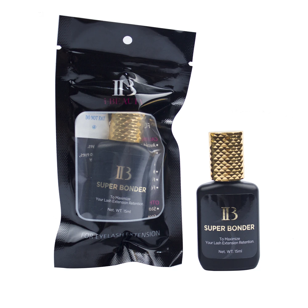 

ibeauty Private Label Lasting Fast Dry Free Latex Eyelash Extension Super Bonder Customized Vegan IB Super Bonder