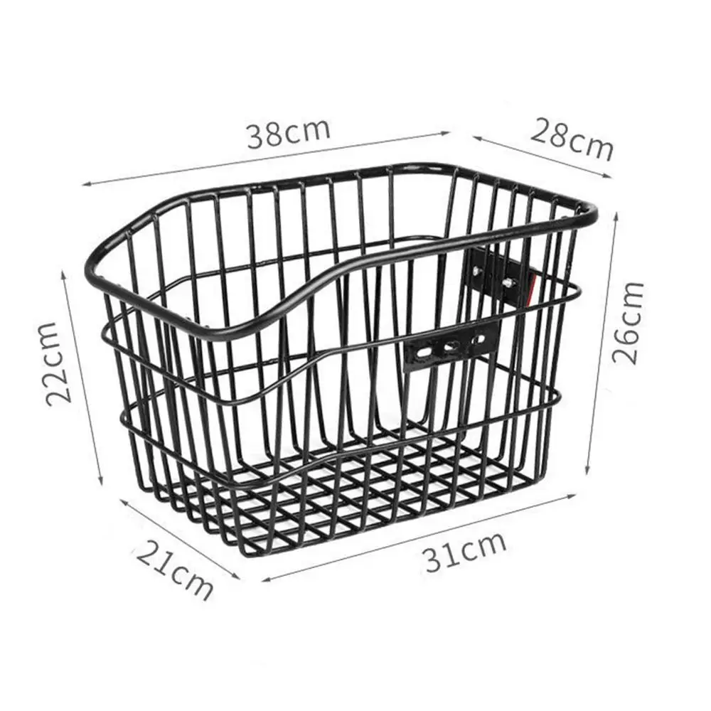 Простая в установке задняя корзина для велосипеда фиксированная прочная