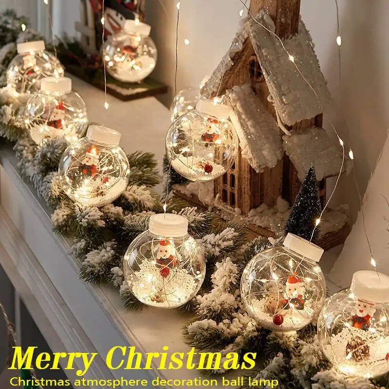 Рождественский Шар С Декоративным Освещением Медная Проволока 3 М Гирлянды 8