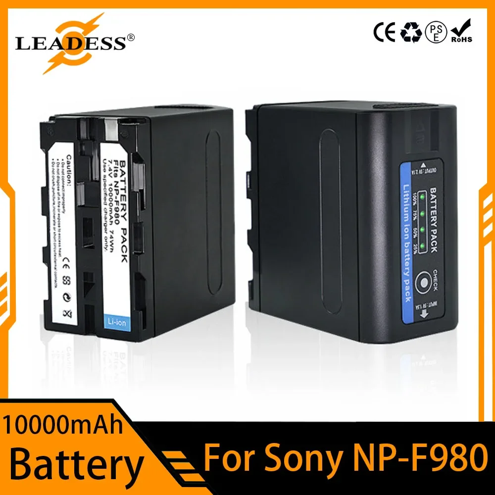 NP-F980 NP-F970 Аккумулятор для Sony CCD-TRV35 TRV940 CCD-RV100 DCR-TR7Series NP-F975 NP-F950 NP-F930 Аккумуляторная