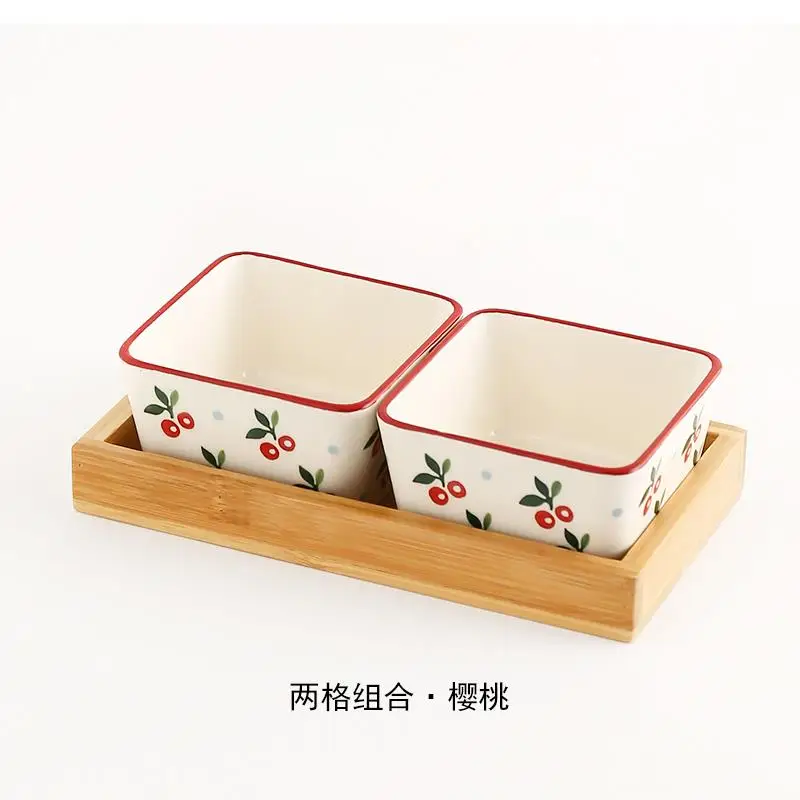 Керамическая тарелка для закусок ваза фруктов журнальный столик гостиной