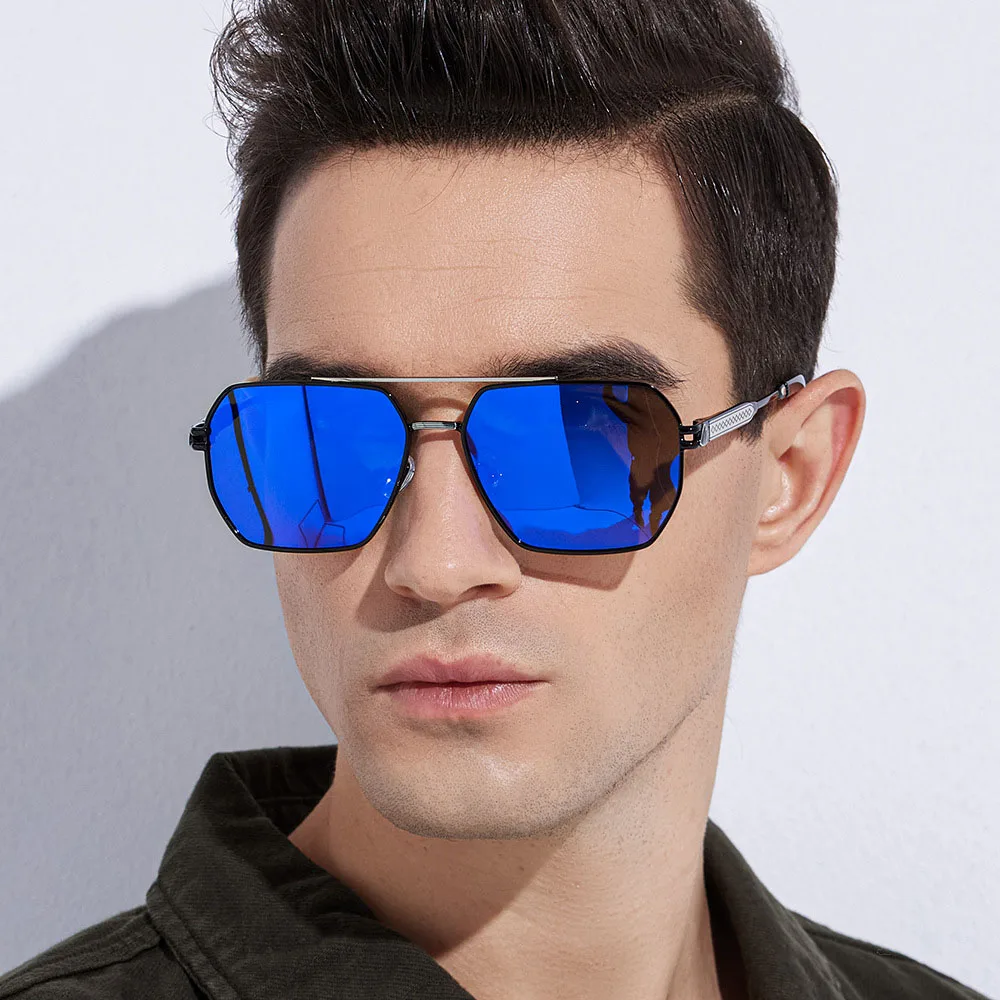 

2023 Fashion Trend Polarized Sunglasses Men Driving UV Metal Frame High Quality Glasses UV400 Oculos De Sol