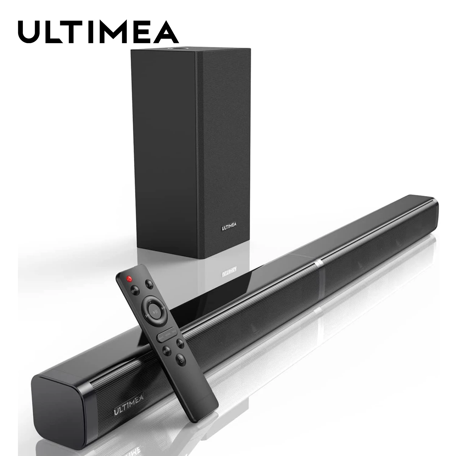 

ULTIMEA 100W TV SoundBar 2.1 Bluetooth Speaker 5.0 Home Theater Sound System 3D Surround Sound Bar Subwoofer Bluetooth Speakers