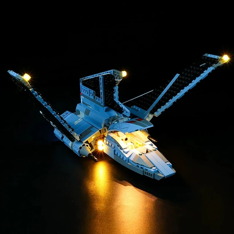 Фото Набор светодиодного освещения, подходящий для LEGO The Bad Batch ™   Конструктор Attack Shuttle 75314 №3