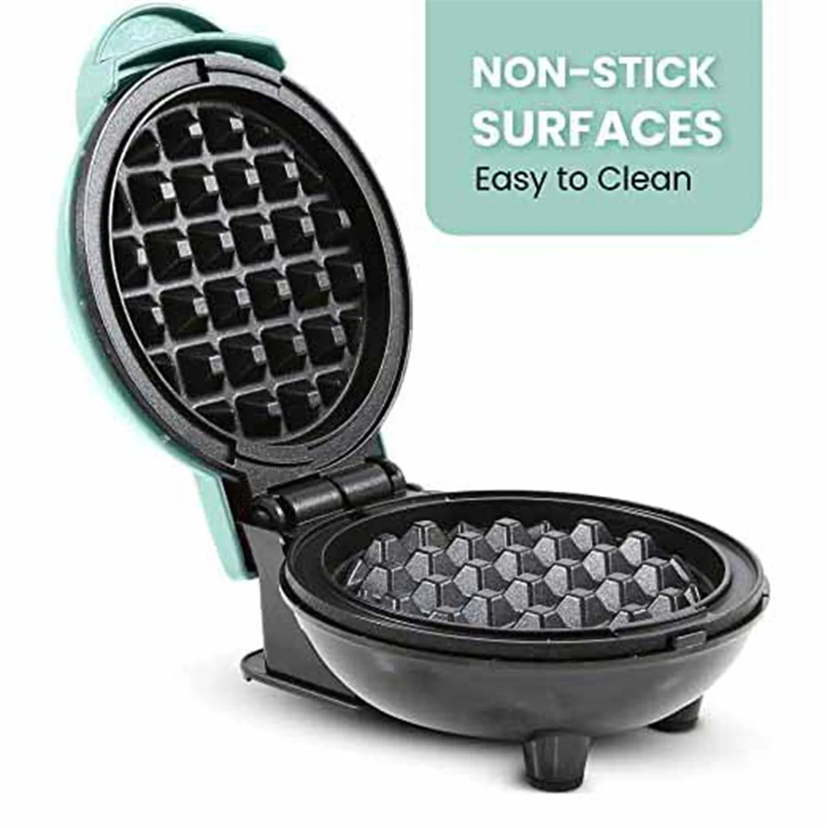 Электрическая мини-вафельница с антипригарным покрытием 4 5 дюйма компактный