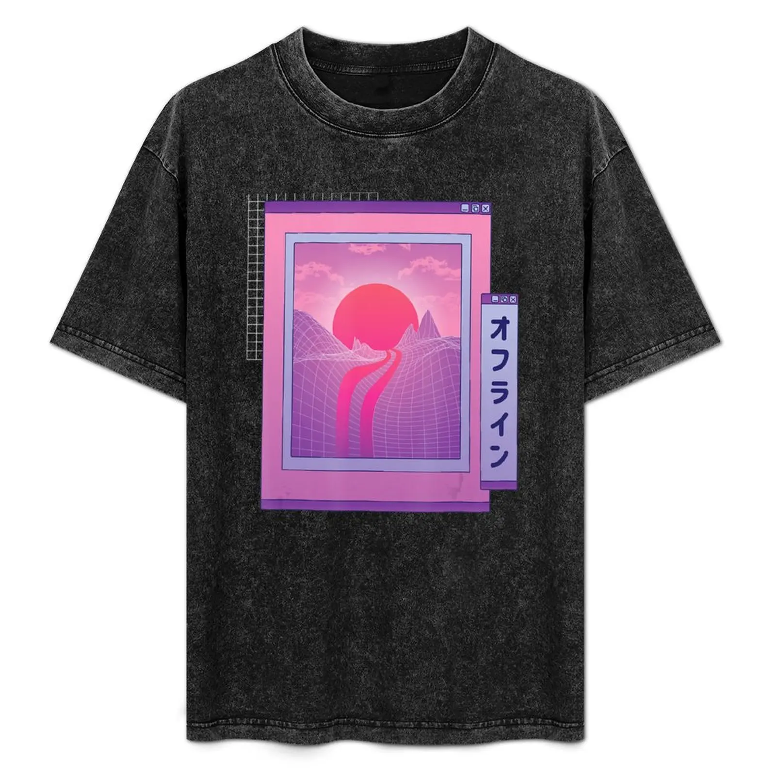 Футболка с рисунком в японском стиле