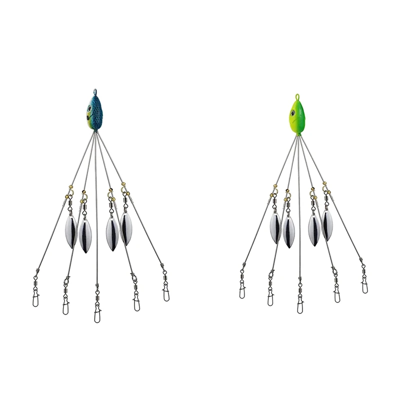 

Alabama Umbrella Rigs For Bass Stripers Fishing, Freshwater Fishing Swimbait Lures Rig Kit