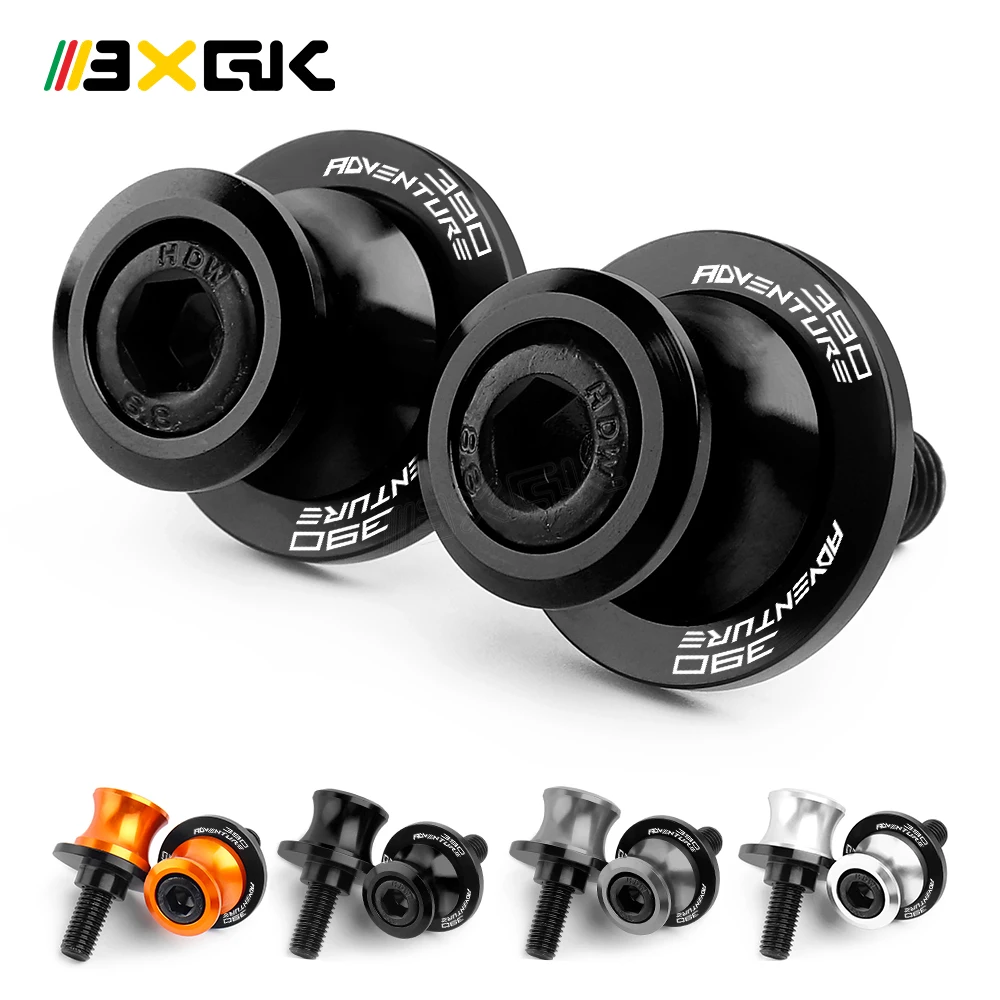 

For KTM 390Adventure 390adv 390 Adventure 2019-2022 10MM Motorcycle accessories CNC Aluminum Swingarm Spool Slider Stand Screws