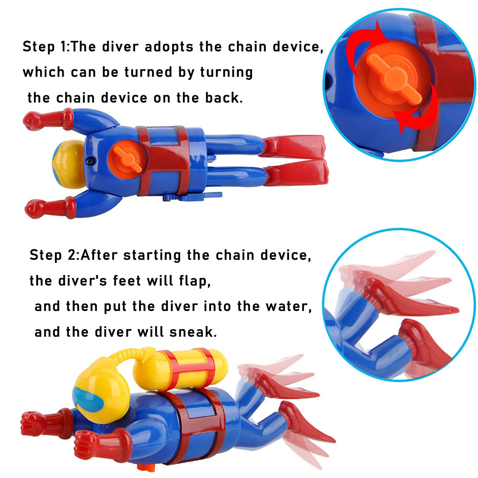 Wind Up Baby Bath Toy Creative Wind Up Bath Toy Funny Water Toys Bathtime Toys For Baby Toddlers Gift For Boys And Girls