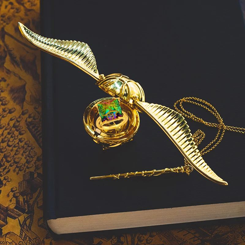 Storage Golden Snitch Ring Box Wedding Proposal Creative Jewelry Boxes Organizer Accessory Birthday Gift For Women