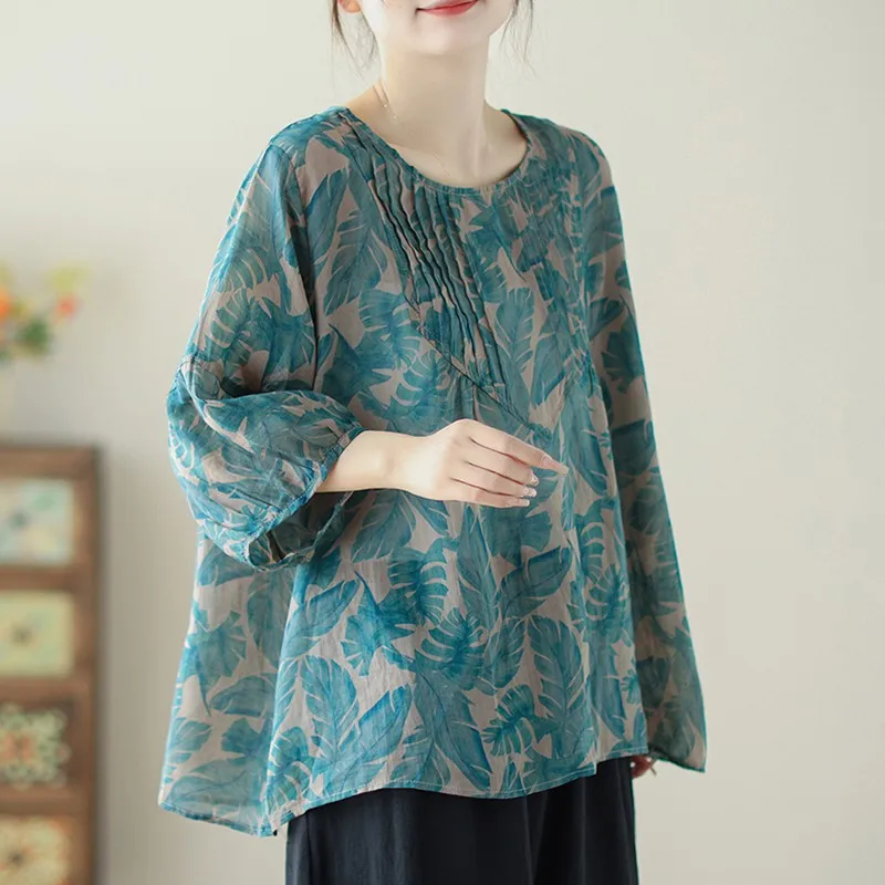 Женские Летние повседневные футболки Новое поступление 2024 винтажный стиль